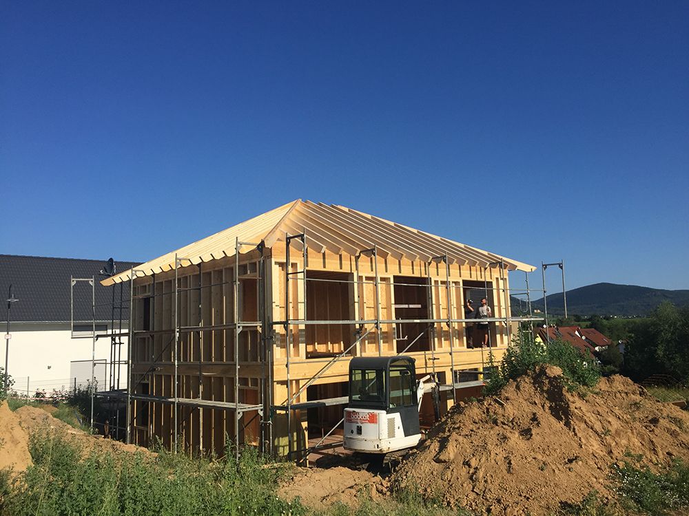 Einfamilienhaus in Holzständerbauweise